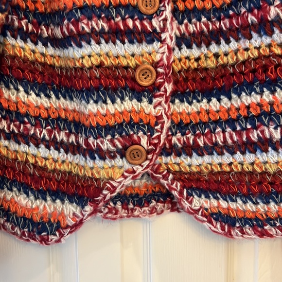 Multi color button down sweater - Picture 8 of 8